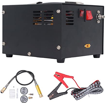 Portable 4500Psi High Pressure PCP Air Compressor Fan Cooling Electric Pump for Paintball DC12V