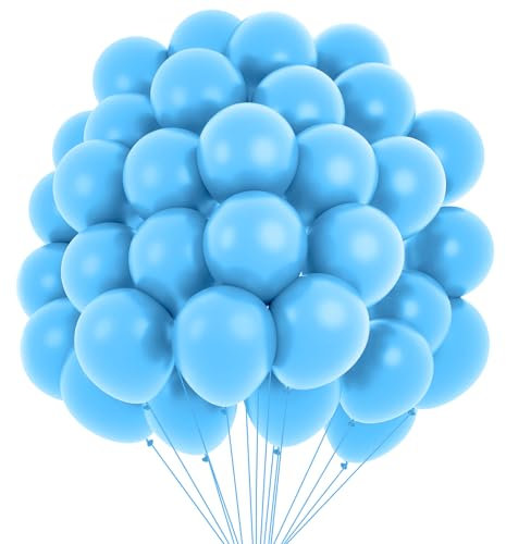 Luftballons Blau Luftballons Hellblau 60 Stück Deko Blaue Luftballon Blau Balonen Für Geburtstag Blue Ballon Geburtstag Deko Christmas Blau Luftballons Party Deko Blau Luftballon Girlande Set