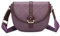 QUEEN HELENA Borsa Piccola a Tracolla Borsetta Comoda Casual Elegante Donna M9008 (Lilla)