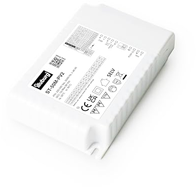 illuburg LED Trafo Dimmbar 0-10V Push Taster (Pri, Sec) Multi Ausgang 500mA - 1200mA Leistung bis 50W Flickerfree LED Netzteil Treiber Driver Vorschaltgerät