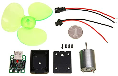 Generatore di energia eolica 1 Set Piccolo Mini generatore di Eolico Micro turbina eolica Caricabatterie Portatile Portatile per Uscita USB DC 5V