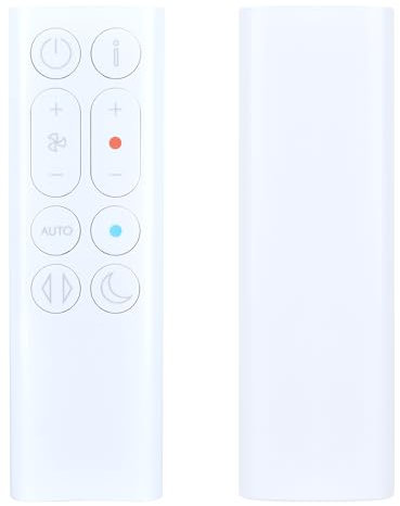 TCNOUMT New Remote Control Replacement for Dyson Purifier Hot+Cool Gen 1 HP10 Fan Heater, White, HP10 Purifying Fan Remote Control (part number 664610-01)