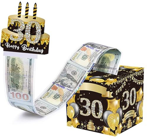 GEHENFRUCHT Geldgeschenk, Happy Birthday Geldgeschenke Box Geschenkbox DIY Geburtstag Geschenkverpackung für Männer, Frauen und Kinder
