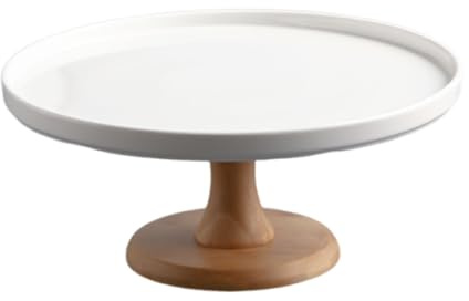 Dxcaicc Runde Akazien-Holz Ladegerät Dinner Teller, Bretter Für Das Servieren Von Lebensmitteln, Steak, Salat, Snacks, Kekse, Käse, Kuchen, Burger, Vintage Küche Deceration,8 Inch