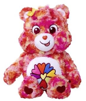 Simba - Glücksbärchi Flower Power Kuscheltier 35cm – Kuschelweiches Plüschtier –Für Kinder und Erwachsene – Niedliches Geschenk – Original Sammlerstück – weiches Stofftier für Mädchen und Jungen