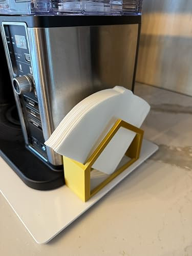 DAM Merch Coffee Filter Holder compatible with Hario V60 01 02 and 03 (Gold)