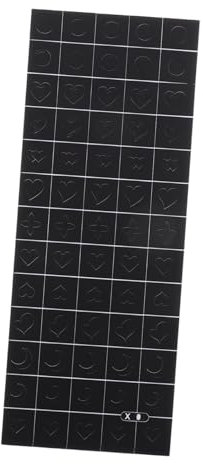 DEARMAMY 1 Blatt Maniküre Airbrush Schablonen Wiederverwendbare Nailart Schablonen Nagel Airbrush Für Nägel Nagel Abziehbilder kunst Aufkleber DIY