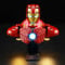 BRIKSMAX 2.0 Light Kit for Lego Iron Man MK4 Bust -Innovative Led Lighting Compatible with Lego Marvel 76327 - Not Included Lego Set