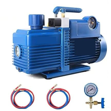 ZKLGS V-I280Sv 750W Pompe à Vide réfrigérante Bipolaire 14.4M3/h écran collé Pompe à Vide à Double étage for Nouvelle Pompe de réfrigérants