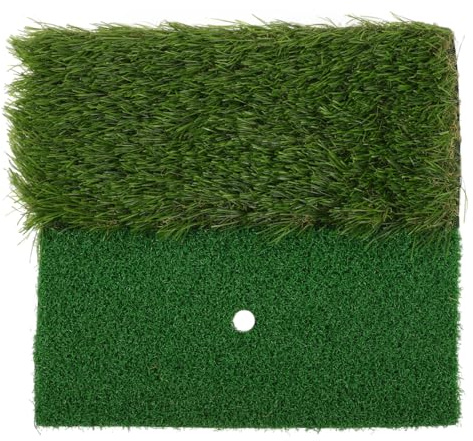 GALPADA Golfmatte Für Zuhause Indoor-Golfmatte Mit Künstlichem Golfrasen Golf-Trainingsmatte Für Putting Und Abschlag Tragbar Für Golf Training Im Büro Oder Zuhause