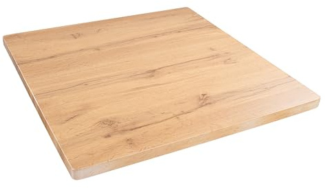 SAM Tischplatte Joan 60x60 cm Eiche gerade Kante | Holzplatte für Küche & Café