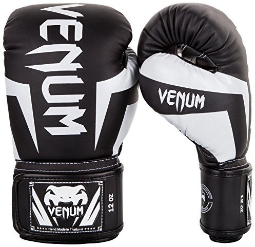 Venum Elite Boxhandschuhe - Schwarz,Weiß - 12 Oz