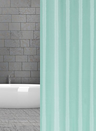 KS Handel 24 Textil DUSCHVORHANG Uni Mint AQUAMARIN 180x180 cm 180 BREIT X 180 cm HOCH! Shower Curtain Mint Krankenhaus