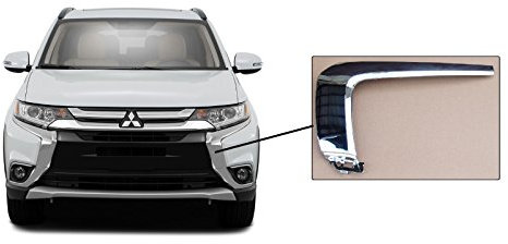 pare-chocs avant Garniture chromée Moulure Centre gauche