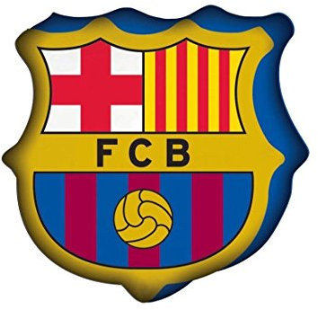 Fc Barcelona Cojín Terciopelo 35 x 35 cm