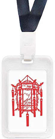 Red Lantern - Funda protectora transparente para tarjetas de crédito o identificación