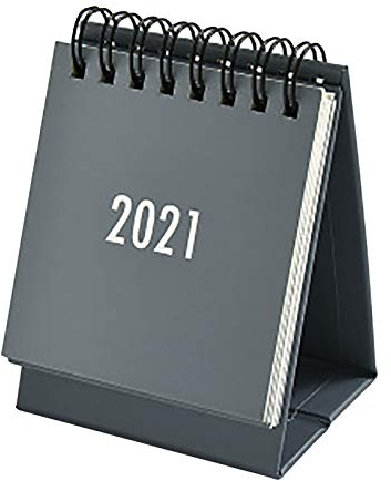 Aunye Everyday Desk Calendar 2021 Monat zum Anzeigen des Kalenders 2021 Desktop-Kalender von Januar bis Dezember Desktop-Kalender 2021 Horizontal mit separater Aufgabenliste für den Heimgebrauch. (Y)