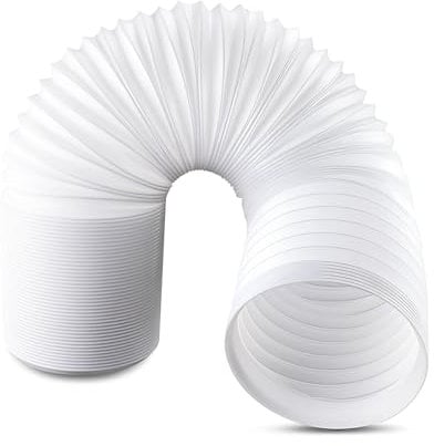 K KUMEED Klimaanlage Schlauch Verlängerung, Schlauch Klimagerät PP 150mm Durchmesser mit Länge 2m Klima Abluftschlauch, Abluftschlauch 150mm für Klimaanlage, Abzugshaube, Wäschetrockner