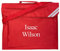 Kids Essentials Personalised Name School Book Bag Embroidered Colours Back to School Bag (Red)