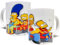 Simpsons Tasse à café en céramique de grade A avec emballage cadeau en mousse 30 ml