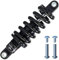 splumzer Mountainbike Hinten Stoßdämpfer Fahrrad Hinten Biliary Spring Shock, Schraubenfeder Schwarz, Ohne Dämpfung (Eye-to-eye 190mm Spring rates 1000Lbs)