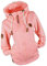 VIN TE Damen Sweat Jacke Kapuze Hoodie Fleece Übergangsjacke meliert oder unifarben S M L XL 2XL 3XL (Rosa-Uni1739, S)