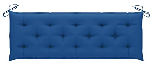 INLIFE Gartenbank-Auflage Blau 150x50x7 cm Stoff