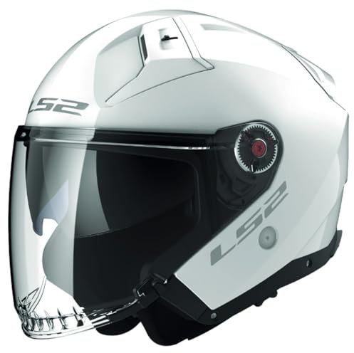 LS2, Jet-Motorradhelm INFINITY II SOLID White, XXL