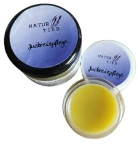 NaturTier Juckreizbalsam Juckreizcreme Juckreizpflege Juckreizsalbe - 100% Natürliche Inhaltsstoffe - Hund, Katze, Pferd (10 ml)