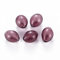 Boutigem Lot de 5 perles ovales transparentes faites à la main en verre soufflé pour bracelet, collier, boucles d'oreilles pour la fabrication de bijoux