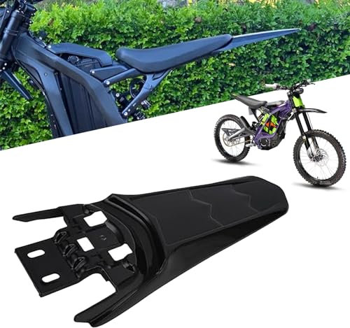 Anxin Surron Hinterradschutzblech Erweiterte Version Motorrad Hinterradkotflügel für Elektro Dirt Bike Surron/Sur Ron S/Sur Ron X Schwarz