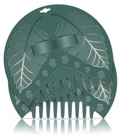 ORIENTOOLS Leaf grabber, Upgraded Yard Hand Rakes Durable Leaf Scoops for Picking Up Leaves Grass Clippings Garbage Garden grabber, Set Of 2