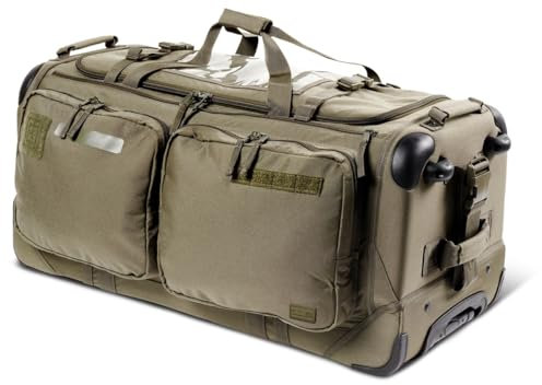 5.11 SOMS 3.0 Rollentasche – Taktischer Trolley 126L – Extrem Robuste Reisetasche mit Teleskopgriff, Kompressionsriemen & MOLLE-Panel – Ideal für Einsätze & Fernreisen