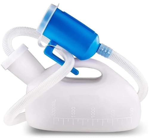 SPANCARE PHARMACEUTICALS Kit urinoir portable pour homme, collecteur d'urine avec tuyau d'arrosage de 165,1 cm de long, conçu pour les patients couchés et les activités en plein air