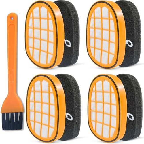 4 filtros para aspiradoras Philips SpeedPro0 Max, 4 unidades para Philips FC6812 FC6813 FC6822 FC6826, repuesto FC5005/01 (4 unidades)