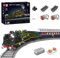 Mould King 12025 Technik Dampfzug Klemmbausteine Set, Lokomotive SNCF 231 Orient Express Ferngesteuerte Eisenbahn Zug, mit LED Beleuchtung Bausteine Spielzeug Set für Erwachsene und Kinder(3898 Stück)