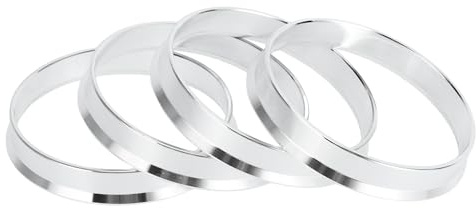 INFINAUTO Anillos centradores para llantas, 57.1mm DI a 60.1mm DE, anillos de cubo de rueda de aleación de aluminio, 4 piezas