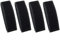 4 Stück Molle Zubehör Klett Kabelbinder Patches Klett Militär Zubehör für Taktischen Rucksack Velcro Strips Molle Gurte Molle Tasche Zubehör für Taktische Westen (Schwarz)