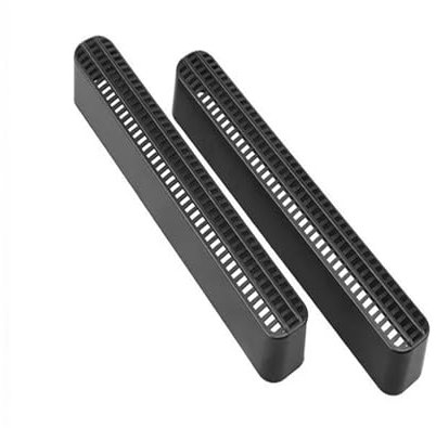 Rejillas de aire acondicionado Para X3 X4 G01 G02 2018-2023 ABS debajo del asiento acondicionador de ventilación molduras negras Cubierta Salida Aire