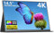 Plyisty Moniteur Portable 4K de 14.5 Pouces, Moniteur de Jeu 60Hz, Moniteur de Voyage IPS SRGB 3840x2400P, écran Externe pour Ordinateur Portable, Port USB C/HDMI