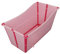 Coolpleasant Vasca da Bagno Pieghevole, Vasca da Bagno Pieghevole Mobile Blu/Rosa, Sauna per Adulti, Vasca d'Acqua, Vasca da Bagno Pieghevole, Secchio Rettangolare, 97 x 47 x 57 cm(Color:Rosa)