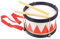GARIOUANS 1Satz Percussion Instrument Kinderspielzeug Snare Drum mit Trommelstöcken für Sicher und Langlebig Fördert Musikalität und Gehörbildung