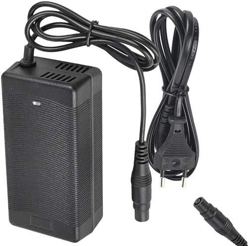 VOLOHAS 53,6V 2A Ladegeräte für Xiaomi 4 Pro Plus/4 Pro Max/5 Max, für Segway Ninebot ZT3/ZT3 Pro/MAX G3/GT3/F3/F3 Pro Elektroroller Netzadapter Ersatz-Ladegerätzubehör Li-Ion Lithium Ladegerät