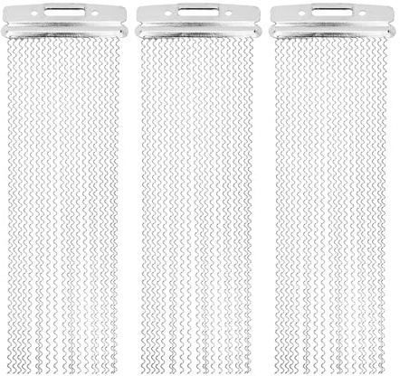 RUNROTOO 3-teiliges Set Snare-Drum-Drähte – 20-adriges Halbdesign-Cajon-Snare-Drahtband – Kurze Metall-Trommelteile, Cajon-Zubehör für Musikschüler und Anfänger