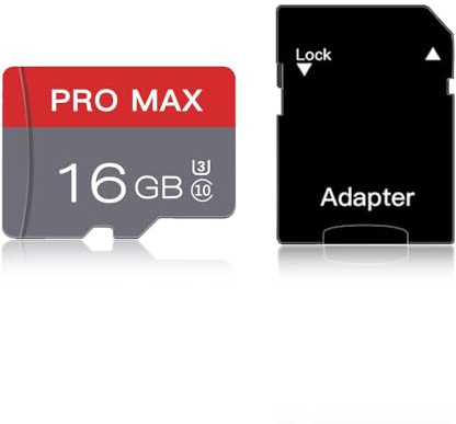 16GB Micro SD Card with Adapter