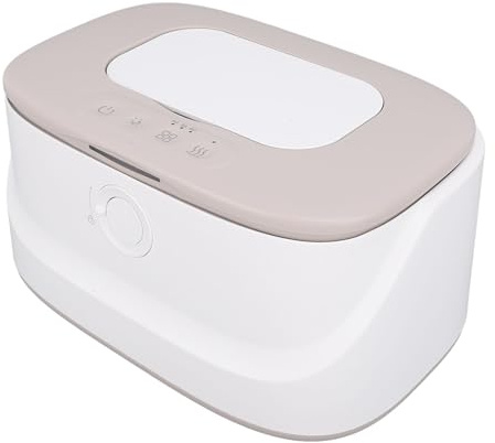 ZAICOLER Baby Wipe Warmer with Gentle Night Light Wet Temperature Precise Adjustable Large Capacity Wet Wipes Heater Dispenser with High Strength Material for Baby Toddler Infant (Grey)