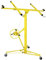 Heavy Duty Drywall Lift Lifter Plaster Board Panel Hoist Jack Tool 70kg Lifting Capacity With 4 Caster Wheels Rolling Lockable (16 FT)