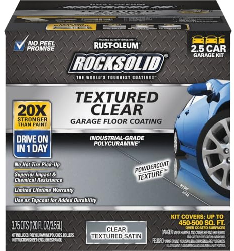 Rust-Oleum RockSolid Textured Clear Garage Floor Coating