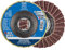 PFERD POLIVLIES-Fächerscheibe, 5 Stück, 115mm, A180, mittel, X-LOCK (22,23 mm), 44694202 – für schnelle und komfortable Werkzeugwechsel, Scheiben-ø 115 mm