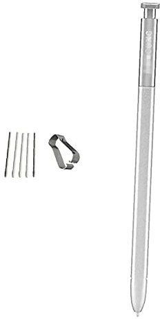 S Pen Stylus Touch Pen for Samsung Chromebook Pro XE510C24-K01US and Chromebook Plus XE510C24-K01US+Replacement Tips/Nibs (Silver)